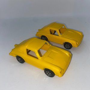 Vintage 1970s Strombecker Porsche 911 Kool Kats Yellow